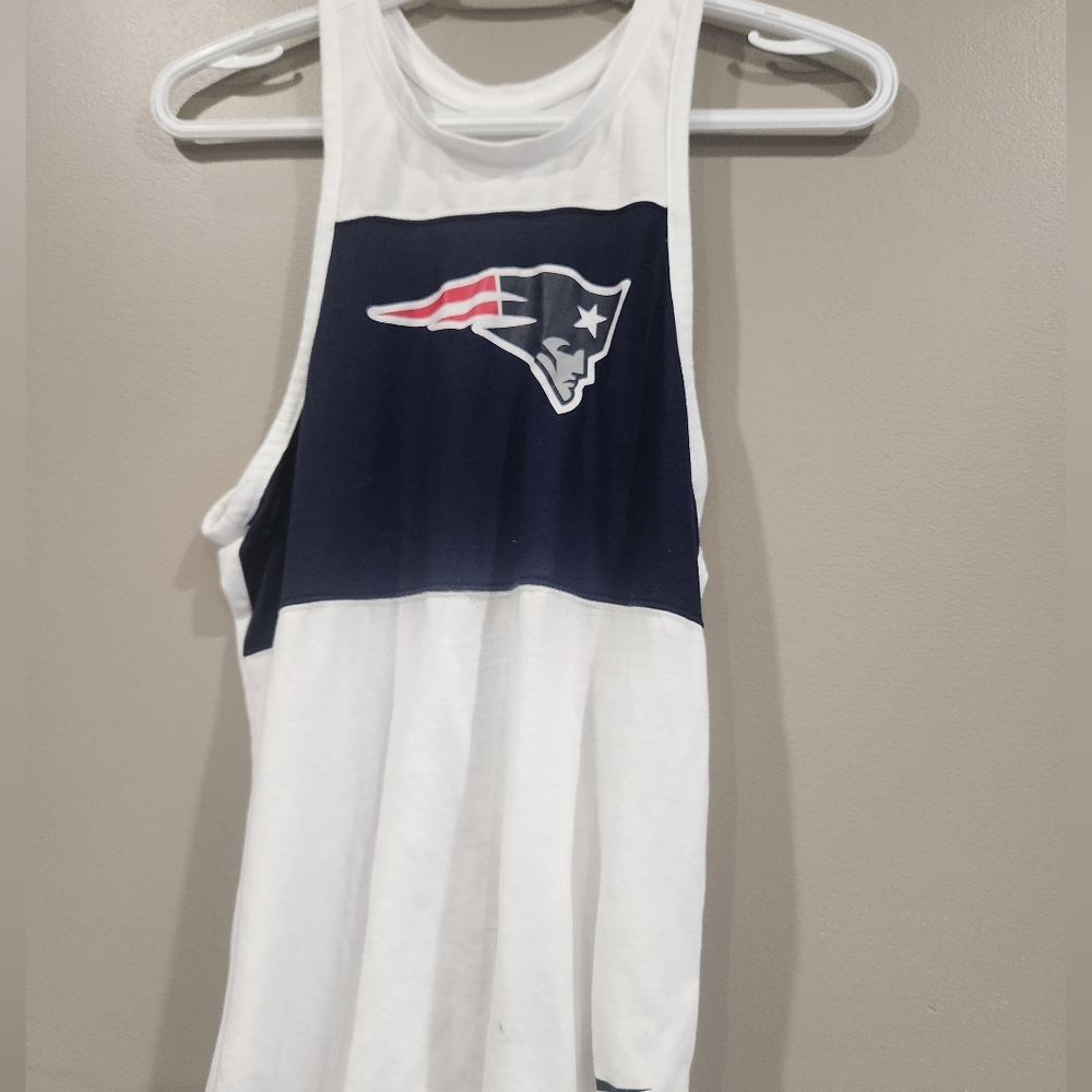 New England Patriot Tank Top - Dri Fit - White